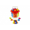 Teddies vkládačka domeček plast s klíči se zvířátky v sáčku 19x20x19 cm
