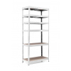 Policový regál Trestles RH 2000x1000x600, nosnosť 2100 kg, 6 políc Farba: pozink, Typ police: drevená MDF 5,4 mm