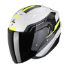 Otevřená helma Scorpion Exo-230 Hipe bílá/černá/fluo žlutá S