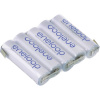 akupack - sada nabíjacích batérií Ni-MH 5 mignon (AA) spájkovacia špička v tvare Z Panasonic BK3-MCCF 126584, 1900 mAh, 6 V; 126584
