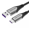 Kábel USB-C na USB 2.0 Vention COFHI FC 3m sivý