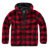 Bunda Teddy Fleece Worker Jacket, Brandit, Červená, 3XL