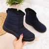 Waterproof snow boots with zipper NEWS W EVE181B navy blue (85838) Black 39