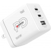 Skross Power Charger Combo plus 100W US USB nabíječka, USB Power Delivery (USB-PD) , GaN, 2x USB-C®, 1x USB A , 100 W, Dodávka energie, bílá