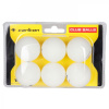 Carlton Club Table Tennis Balls 6 Pack Adults White One Size