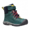 KEEN KANIBOU WP JR deep lagoon/jazzy US 5 / EU 37,0 / UK 4 / 23,5 cm; Zelená obuv
