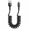 Mcdodo CA-6410 USB na Lightning, Mcdodo CA-6410, pružinový, 1,8m, černý