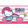 Fototapeta na stenu - FT2089 - Hello Kitty dúha 416cm x 254cm - Vliesová fototapeta