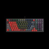 A4tech Bloody Klávesnice S98 Sports, herní klávesnice, mechanická, drátová, Red Switch, CZ/SK, Černá S98-SR-80