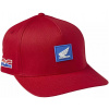 FOX šiltovka HONDA WING Flexfit flame red - S/M