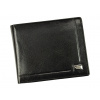 Pánska kožená peňaženka Rovicky PC-103-BAR RFID čierna 12 x 9 x 2,5 cm