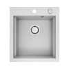 Granitový drez Pyramis Siros 470x515 mm sivý