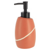 TENDANCE Dávkovač mydla Caldarela, oranžová/s čiernymi prvkami, 240 ml