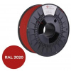 Tisková struna (filament) C-TECH PREMIUM LINE, PLA, dopravní červená, RAL3020, 1,75mm, 1kg 3DF-P-PLA1.75-3020