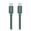 Swissten Datový Kabel Textile USB-C / USB-C 1,2 M Šedý 71527202