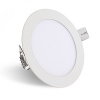 VINGO LED zapustené bodové svietidlo sada 20 6W okrúhlych bodových svietidiel kúpeľňové zapustené svietidlá biele 26 mm zapustené hĺbka mini tenký stropný bod 3 farby stropné spoty stmievateľné IP44