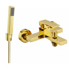 Mexen Uno R77 vaňová batéria so sprchovým setom, zlatá - 7143R77-50