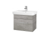 Dreja Umývadlová skrinka SOLO SZZ 55 - D01 Betón / Úchytka T04 / D01 Betón