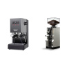 Gaggia Classic E24 BC, grey + Eureka Mignon Libra, CR chrome