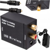 OPTICKÝ KONVERTOR DAC ADAPTÉR PREVODNÍK COAXIAL TOSLINK PRE 2x RCA CINCH