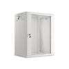 Nástěnný rack 19'' 15U 600X450mm šedý flat pack WF01-6415-10S Lanberg