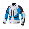 Bunda STELLA ANDES DRYSTAR HONDA kolekcia, TECH-AIR 5 kompatibilná, ALPINESTARS (svetlo šedá/čierna/modrá/červená) 2023 2XL