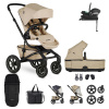 EASYWALKER Jimmey Air Travel Set XXL + Aton B2 i-Size + Base One sand taupe 2024