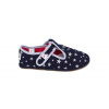 Ef barefoot papučky 395 blue stars 36