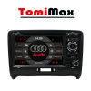 TomiMax AUDI TT Android 14 autorádio s WIFI, GPS, USB, BT HW výbava: 8 Core 6GB+128GB HIGH