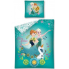 Detexpol bavlna obliečky Ľadové kráľovstvo Frozen motív Elsa & Anna 100% bavlna 70x90 140x200