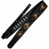 Richter 1566 Motörhead Black/Old Brass Gitarový pás Čierna