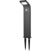 Sygonix SY-4677494 LED vonkajšia stojaca lampa s PIR senzorom LED 1.2 W čierna; SY-4677494