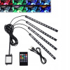 LED páska do auta LEDY RGB Gadgety Kabíny Sada USB 4v1 + APLIKÁCIA