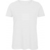 B&C INSPIRE T / Dámske tričko Medium Fit z bio bavlny - white S