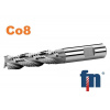 Fréza valcová čelná 6x24mm 3BR. dlhá HSS Co8 Weldon, 1 zub cez stred, typ NR-F 105418P.060