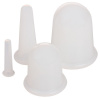 Cups 4Pack masážne silikónové banky biela balenie 1 sada