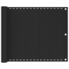 vidaXL balkónová markíza antracitová 75 x 300 cm HDPE