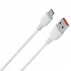 Kábel VIDVIE USB - microUSB typ B 1 m biely