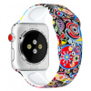 Športový silikónový remienok Paints pre Apple Watch Series (38/40/41/42 mm) Číslo: 3