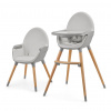KINDERKRAFT Stolička jedálenská FINI2 Variant: KINDERKRAFT Stolička jedálenská FINI2 Grey