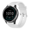 FIXED Silikonový řemínek Silicone Strap pro Garmin QuickFit 20mm, bílý