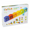 CUBIKA Farebné domčeky - drevená stavebnica