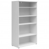 Carryhome REGÁL, biela, 80/147/40 cm - Kancelárske regály - 002427022034