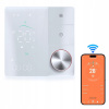 TUYA Termostat Gombíky WiFi Matter LCD podlahové vykurovanie vodné biely 16A
