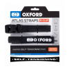 Zavazadlové popruhy Atlas B-Clip, 2 ks, OXFORD (černá, 26mm x 2m)