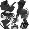 Cybex Eos Lux 2-v-1 BLK Moon Black kočík 3-v-1 (Cybex Eos Lux 2-v-1 BLK Moon Black kočík 3-v-1)