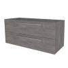 Mereo Bino, kúpeľňová skrinka 121 cm, Multidecor, Betón tmavosivý CN693SBET2