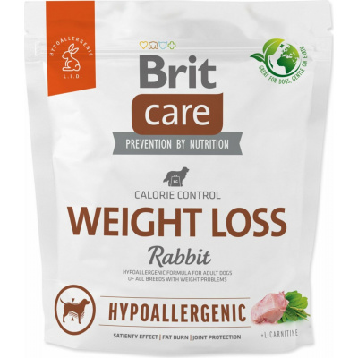 Krmivo Brit Care Dog Hypoallergenic Weight Loss Rabbit 1kg