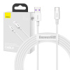 Kábel Baseus Superior Series USB na USB-C, 66 W, 2 m (biely)