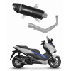 Honda NSS 125 FORZA 2017 - 2020 kompletný ladený výfukový systém HP8 BLACK + dB killer